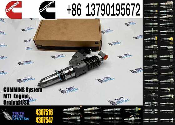 CUMMINS 4307516 4384360 4307776 3411756 Injector Construction Machinery Excavator Parts for QSM11 ISM11 M11 Diesel Engine
