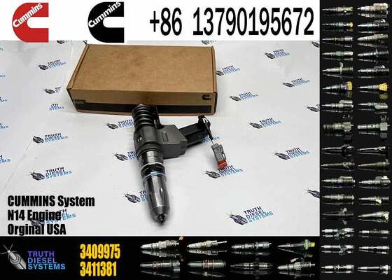 CUMMINS High Quality N14 Construction Machinery Diesel Engine Spare Parts Fuel Injector 3411762 3083662 3409975 4307516