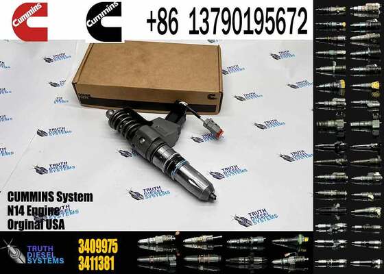 CUMMINS High Quality N14 Construction Machinery Diesel Engine Spare Parts Fuel Injector 3411762 3083662 3409975 4307516