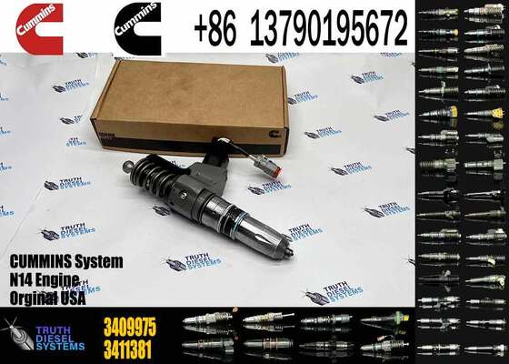 CUMMINS High Quality N14 Construction Machinery Diesel Engine Spare Parts Fuel Injector 3411762 3083662 3409975 4307516