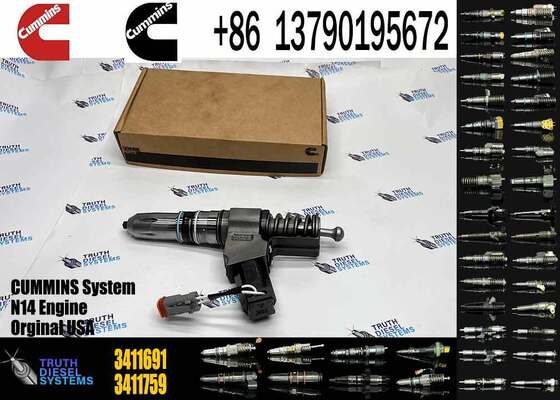 CUMMINS High Quality Fuel Injector 3411691 3411767 3083662 Compatible with Cummins N14 ISM11 QSM11 M11 Diesel Engine Parts