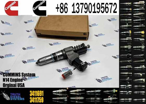 CUMMINS High Quality Fuel Injector 3411691 3411767 3083662 Compatible with Cummins N14 ISM11 QSM11 M11 Diesel Engine Parts