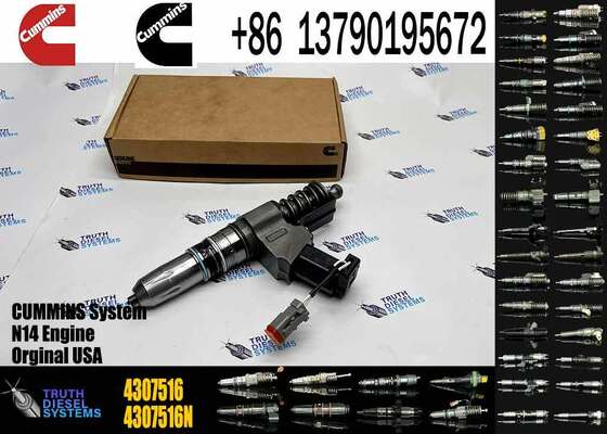 CUMMINS New Fuel Injector 3076050 4307516 3087560 4384360 3411760 3411765 for Cummins N14 Injector Nozzle Diesel Engine Spare Parts