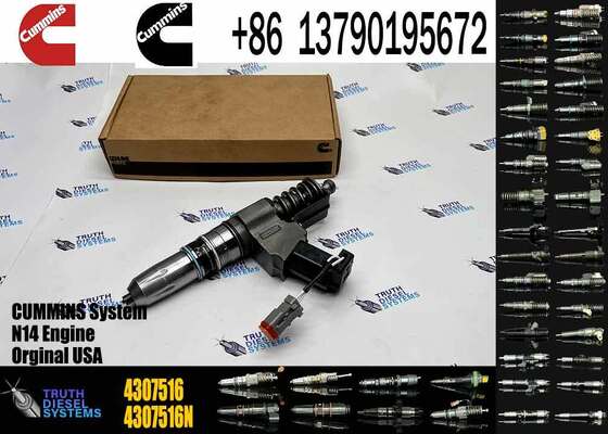 CUMMINS New Fuel Injector 3076050 4307516 3087560 4384360 3411760 3411765 for Cummins N14 Injector Nozzle Diesel Engine Spare Parts