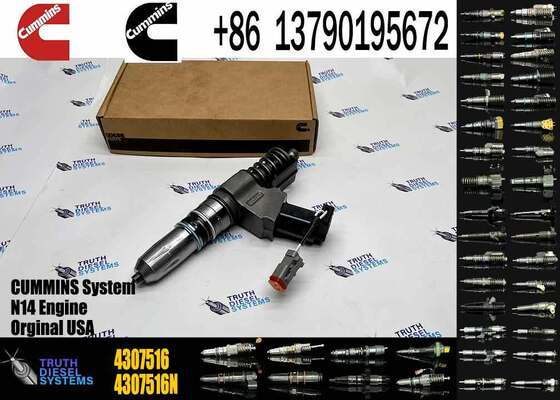CUMMINS New Fuel Injector 3076050 4307516 3087560 4384360 3411760 3411765 for Cummins N14 Injector Nozzle Diesel Engine Spare Parts