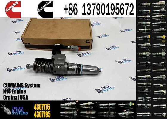 CUMMINS Common Rail Fuel Injector 3411765 3411766 3411767 4307516 4307776 4307795 for Sprayer Excavator N14 Injector Truck Parts