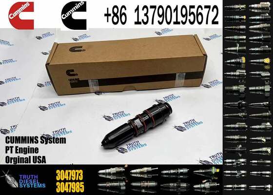 Cummins  New Fuel Injector 3047973 3030445 3016676 3022197 209986X 3071497 4914537 3054218 for Cummins 14.0L NH855 NT495 NT743 NT855
