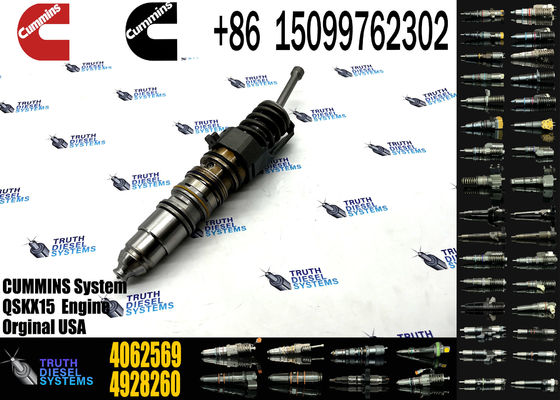 qualité Injecteur diesel commun 4062569 4088723 4928260 4010346 4928264 1764365 4030346 4088660 4954434 Pour moteur QSX15 ISX15 usine