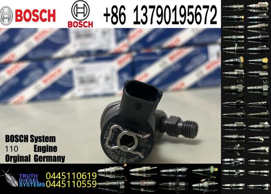 Qualité Diesel Common Rail Injector 0445110443 0445110442 0445110619 Stainless Steel Universal Fitment New usine